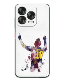 Чехол для ZTE Nubia V70 Design с картинкой «Акварельный Месси Барселона» Чехол для ZTE Nubia V70 Design с картинкой «Акварельный Месси Барселона»