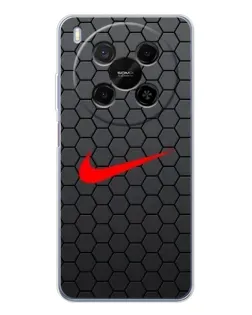 Чехол для ZTE Nubia V70 Max с картинкой «Nike — карбоновая сетка»