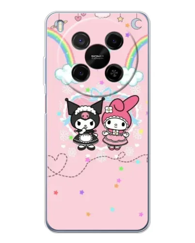 Чехол для ZTE Nubia V70 Max с картинкой «My Melody и Kuromi» Чехол для ZTE Nubia V70 Max с картинкой «My Melody и Kuromi»
