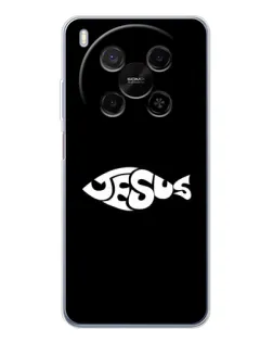 Чохол для ZTE Nubia V70 Max з картинкою «Риба  Jesus»
