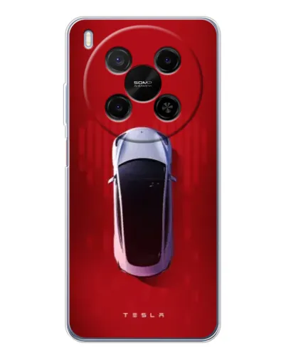 Чехол для ZTE Nubia V70 Max с картинкой «Tesla Top View» Чехол для ZTE Nubia V70 Max с картинкой «Tesla Top View»