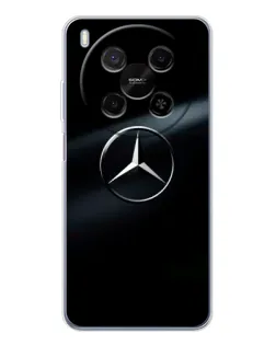Чехол для ZTE Nubia V70 Max с картинкой «Mercedes на металле»