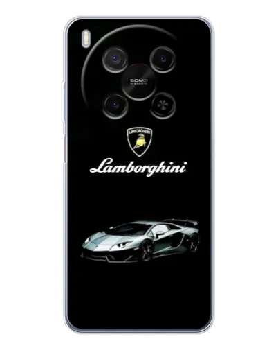 Чехол для ZTE Nubia V70 Max с картинкой «Логотип Lamborghini классика»