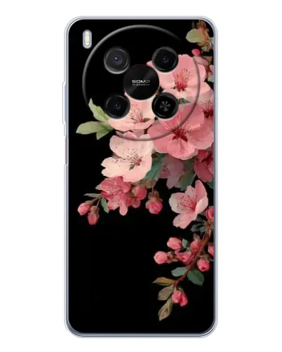 Чохол для ZTE Nubia V70 Max з картинкою «Рожева гілка сакури»