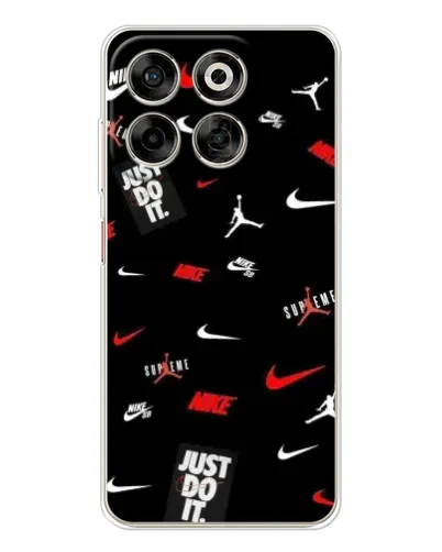 Чехол для ZTE Nubia V70 с картинкой «Nike Mix Pattern»