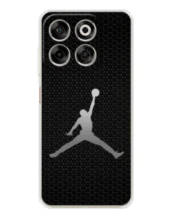 Чехол для ZTE Nubia V70 с картинкой «Jordan Dark Carbon»