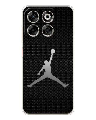 Чехол для ZTE Nubia V70 с картинкой «Jordan Dark Carbon»