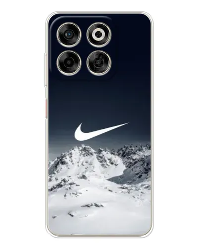 Чехол для ZTE Nubia V70 с картинкой «Nike — зимние горы»