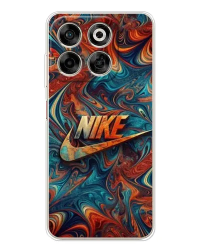 Чехол для ZTE Nubia V70 с картинкой «Nike в абстракции»