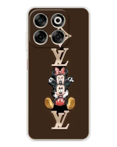 Чехол для ZTE Nubia V70 с картинкой «LV и Микки Маус»