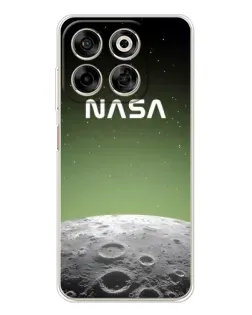 Чехол для ZTE Nubia V70 с картинкой «NASA — лунный градиент»