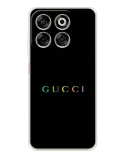 Чохол для ZTE Nubia V70 з картинкою «Gucci — неоновий мінімалізм»