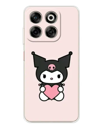 Чехол для ZTE Nubia V70 с картинкой «Kuromi и сердце»