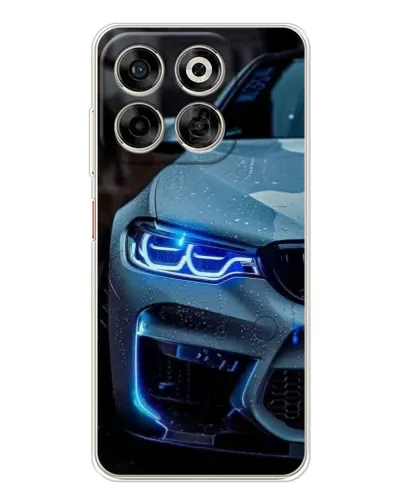 Чехол для ZTE Nubia V70 с картинкой «Взгляд BMW с синими фарами»