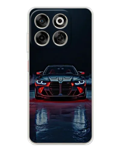 Чехол для ZTE Nubia V70 с картинкой «BMW на мокрой дороге»