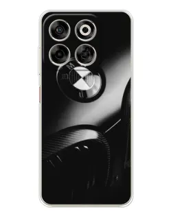 Чехол для ZTE Nubia V70 с картинкой «Эмблема BMW — макро»