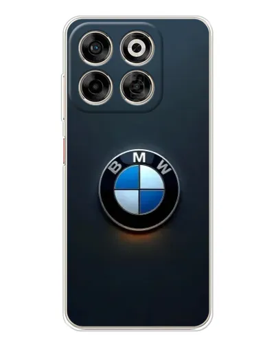 Чехол для ZTE Nubia V70 с картинкой «Логотип BMW — минимализм»