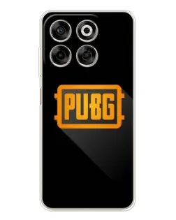 Чехол для ZTE Nubia V70 с картинкой «PUBG — рамка лого»