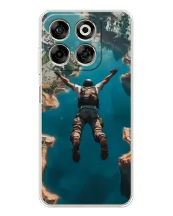 Чехол для ZTE Nubia V70 с картинкой «PUBG — свободное падение»