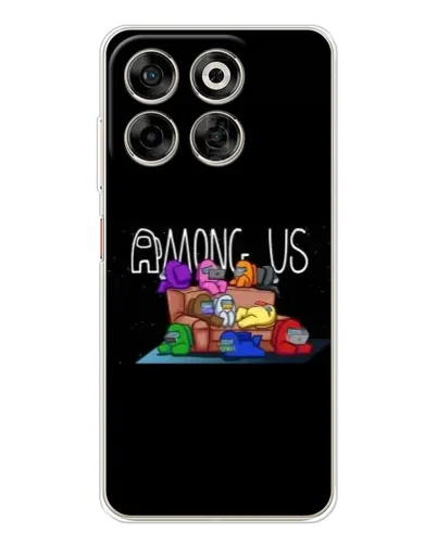 Чехол для ZTE Nubia V70 с картинкой «Логотип Among Us» Чехол для ZTE Nubia V70 с картинкой «Логотип Among Us»