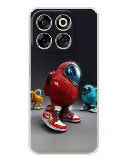 Чехол для ZTE Nubia V70 с картинкой «Among Us — 3D стиль»