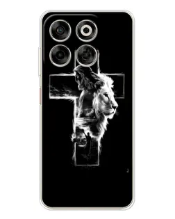 Чохол для ZTE Nubia V70 з картинкою «Сяючий хрест Jesus»