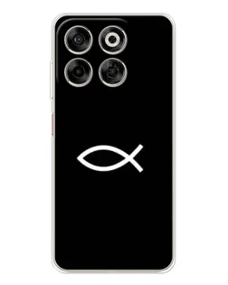 Чохол для ZTE Nubia V70 з картинкою «Символ риби Jesus»