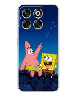 Чохол для ZTE Nubia V70 з картинкою «Губка Боб та Патрік вночі» Чохол для ZTE Nubia V70 з картинкою «Губка Боб та Патрік вночі»