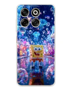 Чехол для ZTE Nubia V70 с картинкой «Неоновый океан»
