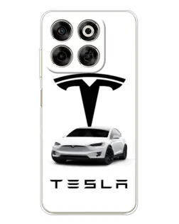 Чехол для ZTE Nubia V70 с картинкой «Tesla White Style»