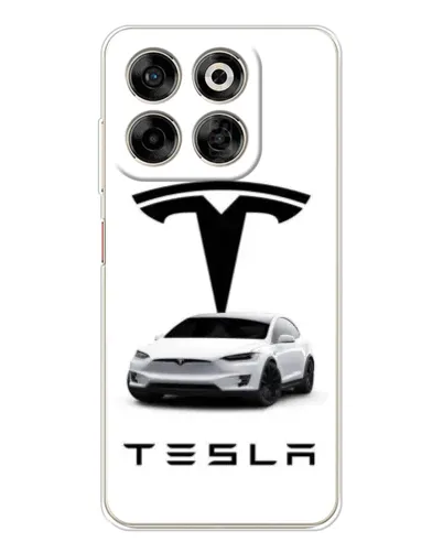 Чехол для ZTE Nubia V70 с картинкой «Tesla White Style»