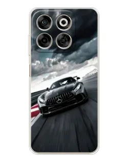 Чехол для ZTE Nubia V70 с картинкой «Гоночный Mercedes AMG»