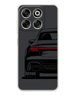 Чехол для ZTE Nubia V70 с картинкой «Задняя часть Audi — арт»