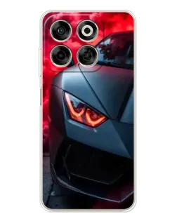 Чехол для ZTE Nubia V70 с картинкой «Lamborghini красное сияние» Чехол для ZTE Nubia V70 с картинкой «Lamborghini красное сияние»