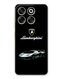 Чехол для ZTE Nubia V70 с картинкой «Логотип Lamborghini классика»
