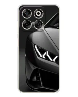 Чехол для ZTE Nubia V70 с картинкой «Lamborghini фары детализация»