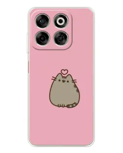 Чохол для ZTE Nubia V70 з картинкою «Pusheen серце»