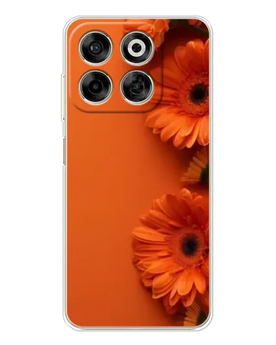 Чехол для ZTE Nubia V70 с картинкой «Оранжевые герберы» Чехол для ZTE Nubia V70 с картинкой «Оранжевые герберы»