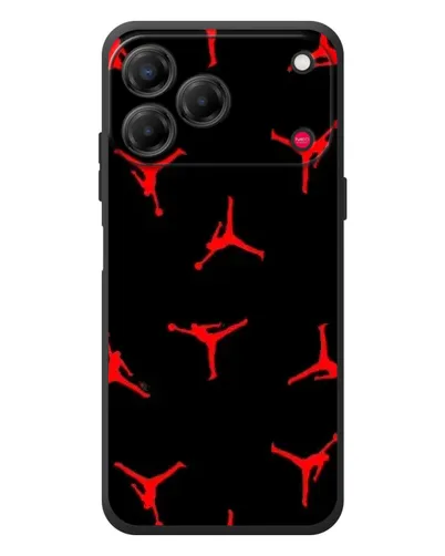 Чехол для ZTE Nubia V80 Design с картинкой «Jordan Red Pattern»