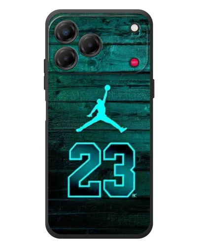 Чехол для ZTE Nubia V80 Design с картинкой «Jordan Cyan 23»
