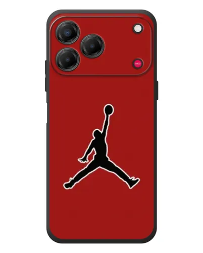 Чехол для ZTE Nubia V80 Design с картинкой «Jordan Red Back»