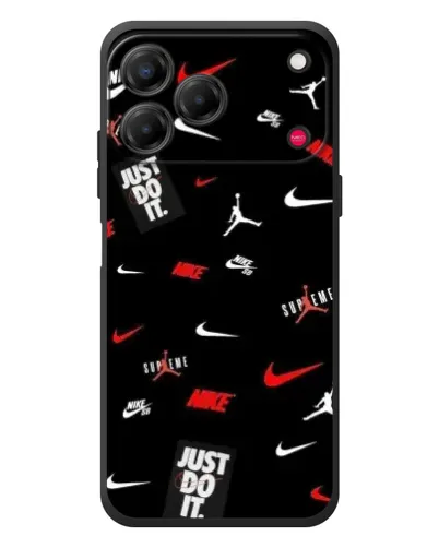 Чехол для ZTE Nubia V80 Design с картинкой «Nike Mix Pattern»