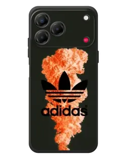Чехол для ZTE Nubia V80 Design с картинкой «Оранжевый дым Adidas» Чехол для ZTE Nubia V80 Design с картинкой «Оранжевый дым Adidas»