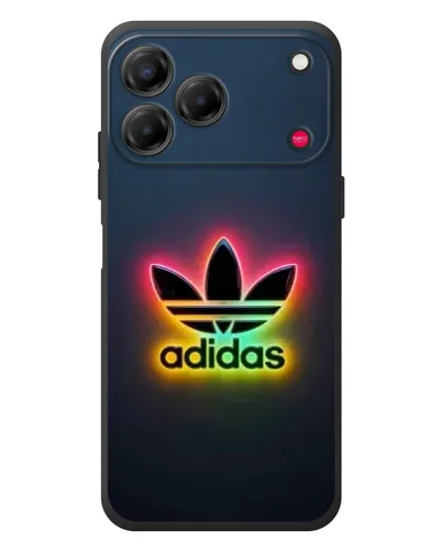 Чехол для ZTE Nubia V80 Design с картинкой «Неоновый Adidas»