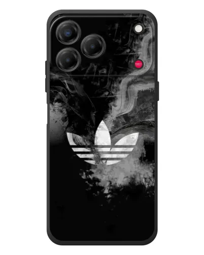 Чехол для ZTE Nubia V80 Design с картинкой «Абстрактный дым Adidas»