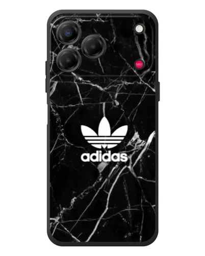 Чехол для ZTE Nubia V80 Design с картинкой «Белый мрамор Adidas»