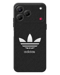 Чехол для ZTE Nubia V80 Design с картинкой «Adidas Карбоновая текстура»