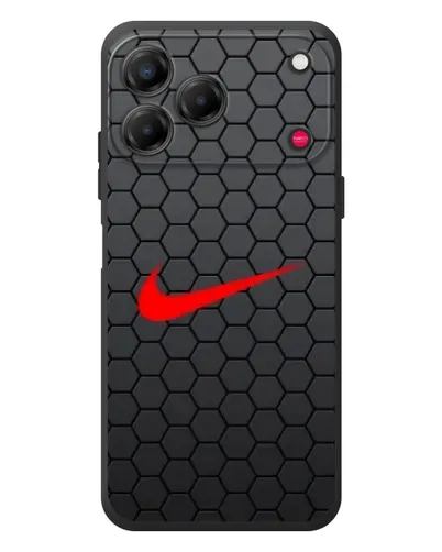 Чехол для ZTE Nubia V80 Design с картинкой «Nike — карбоновая сетка»