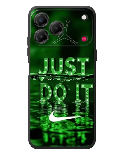 Чехол для ZTE Nubia V80 Design с картинкой «Зеленый неоновый Nike»