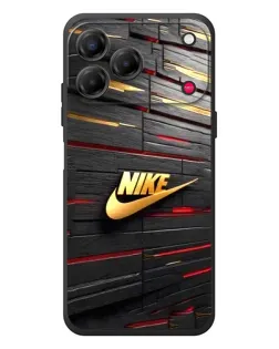 Чехол для ZTE Nubia V80 Design с картинкой «Золотой Nike на металле» Чехол для ZTE Nubia V80 Design с картинкой «Золотой Nike на металле»